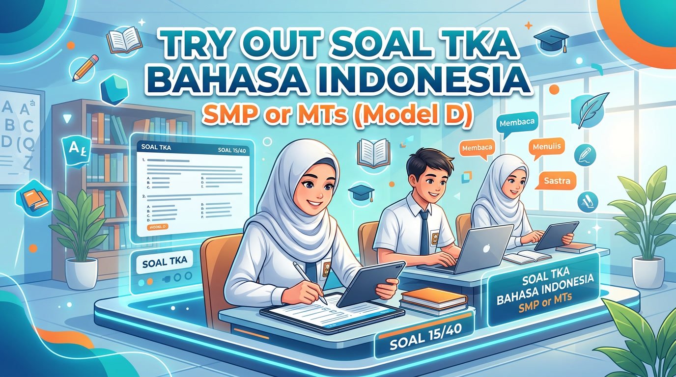 Try Out Soal TKA Bahasa Indonesia SMP/MTs (Model D)