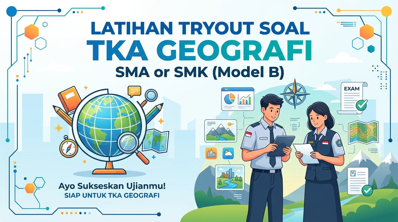 Latihan Tryout Soal TKA Geografi SMA/SMK (Model B)